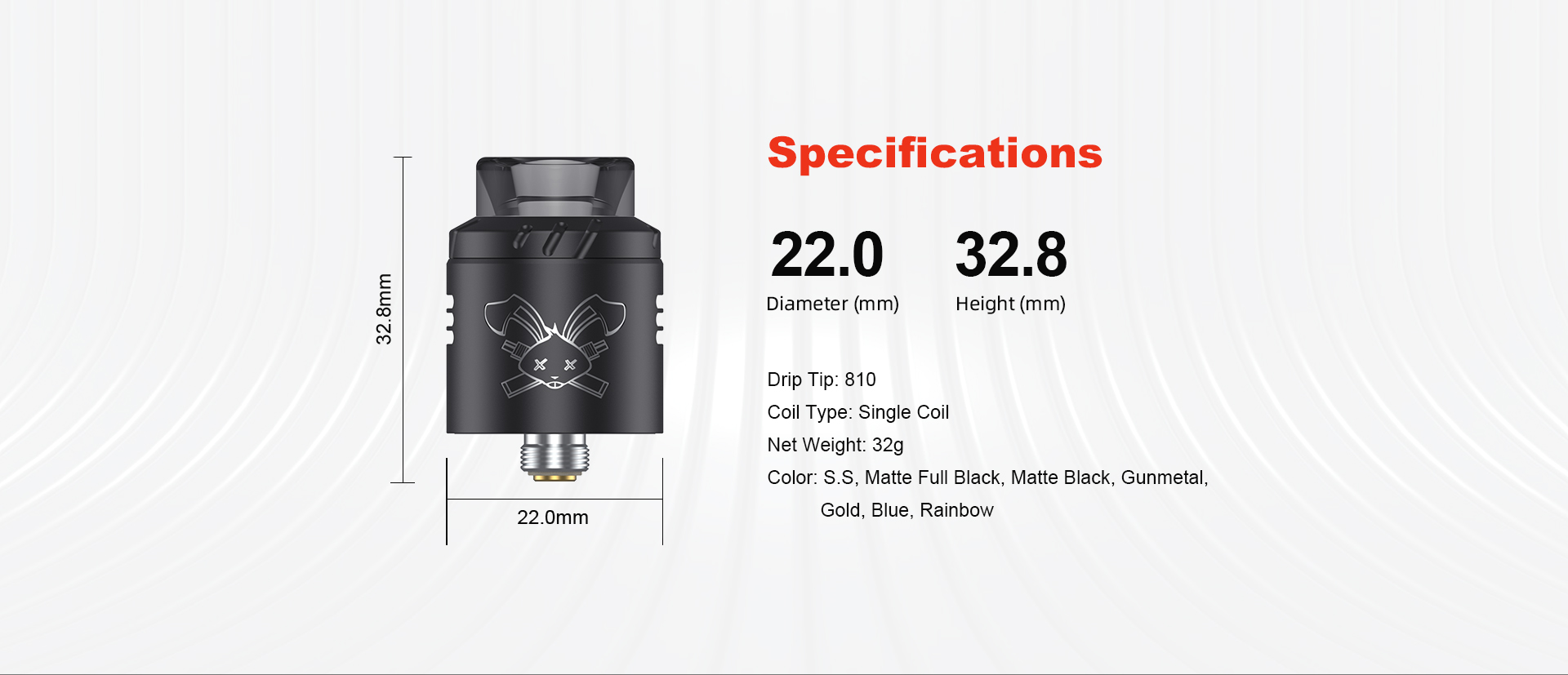 Dead Rabbit Solo RDA Hellvape The DIY atomizer leading brand